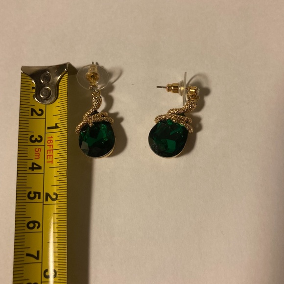 3/$10 SALE Green Snake Earrings - Picture 4 of 5